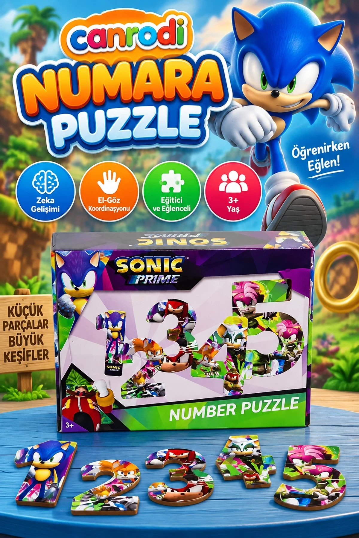 SO7877 SONİC NUMARA PUZZLE