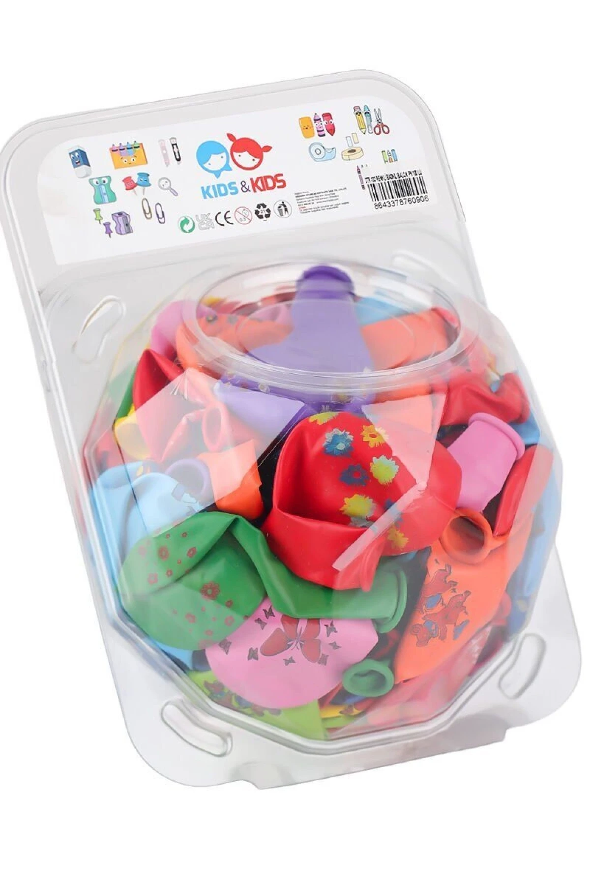 STR-133 Renkli Baskılı Balon 100lü