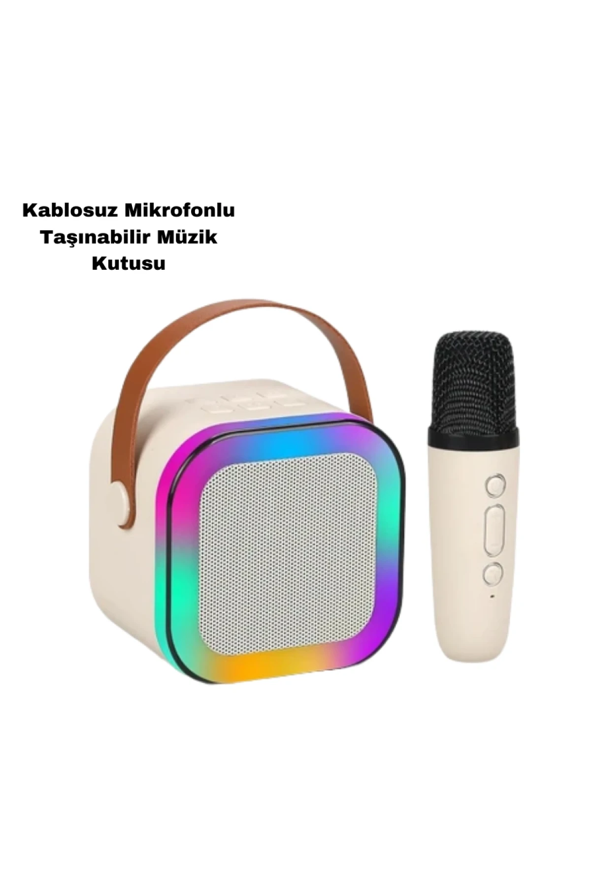 Bluetooth Karaoke Hoparlör Seti – Tek Mikrofonlu, 10–20W, 6 Saat Kullanım
