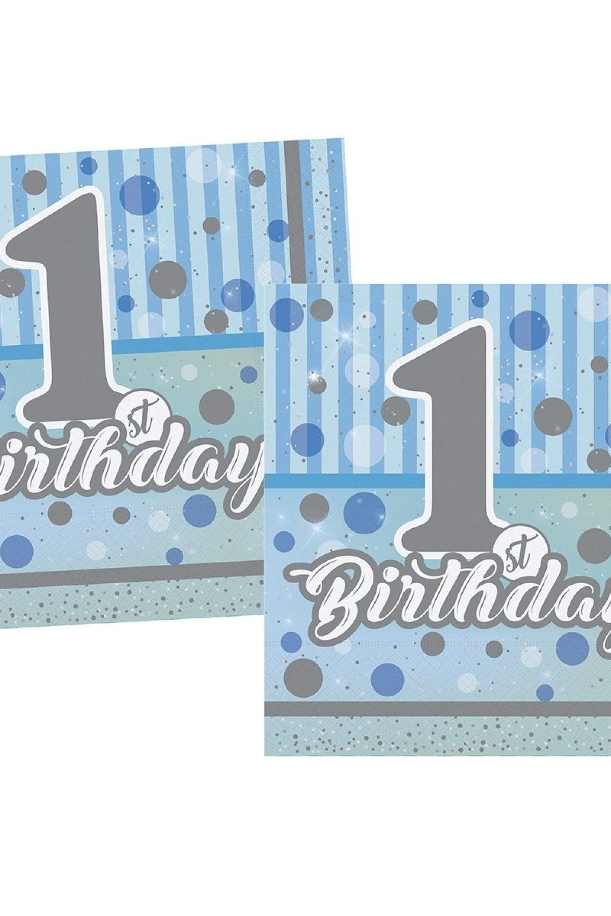THB5121 First Bithday Erkek, 16 adet Peçete, 33x33cm  /BMP1310THB5121