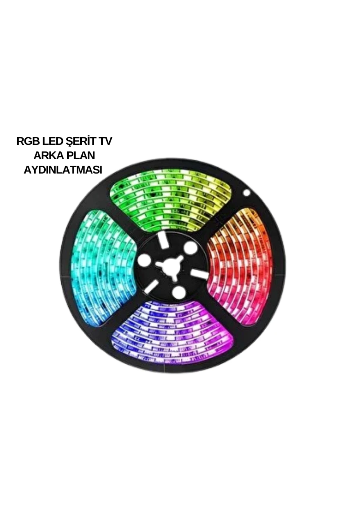 2 Metre TV Arkası LED Şerit Işık – Müzik ve Ses Senkronizasyonlu Uzaktan Kumandalı