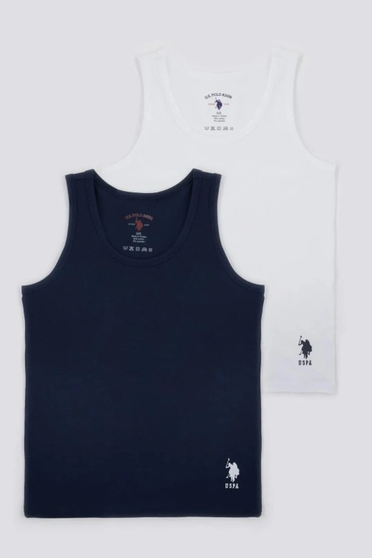 U.s. Polo Fanila Us1380 Navy-white