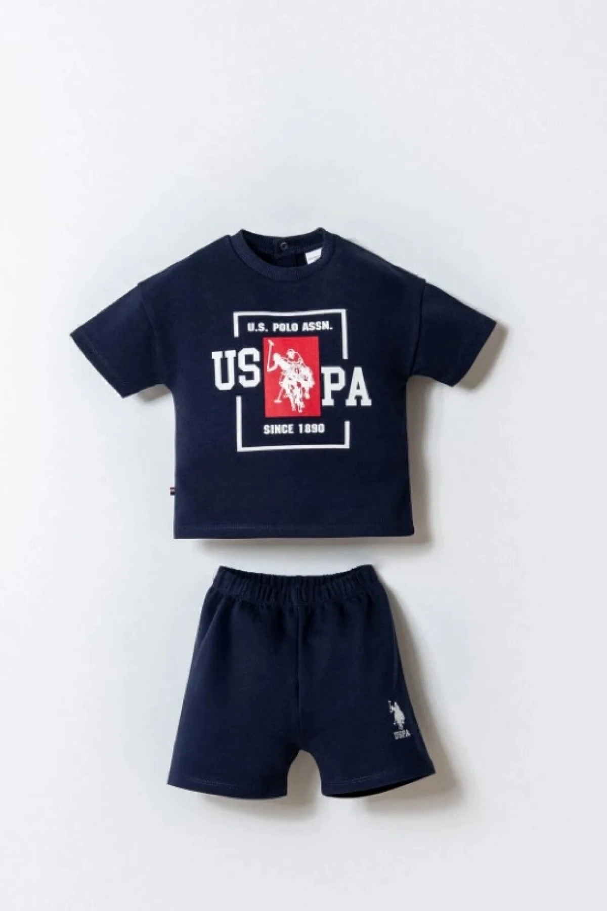 U.s. Polo Şortlu Takım Usb2868 Lacivert