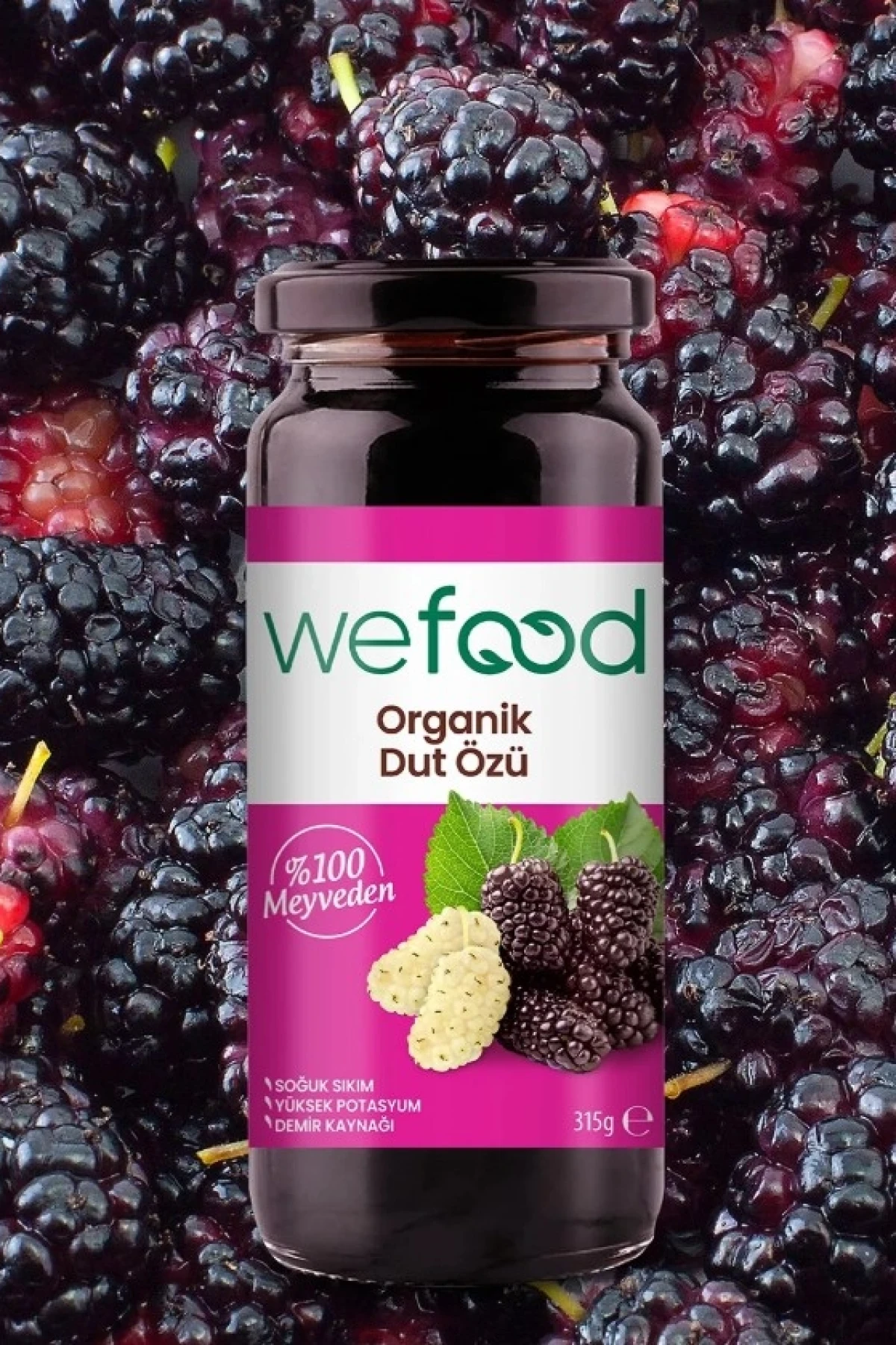 Wefood Organik Dut Özü 315 Gr