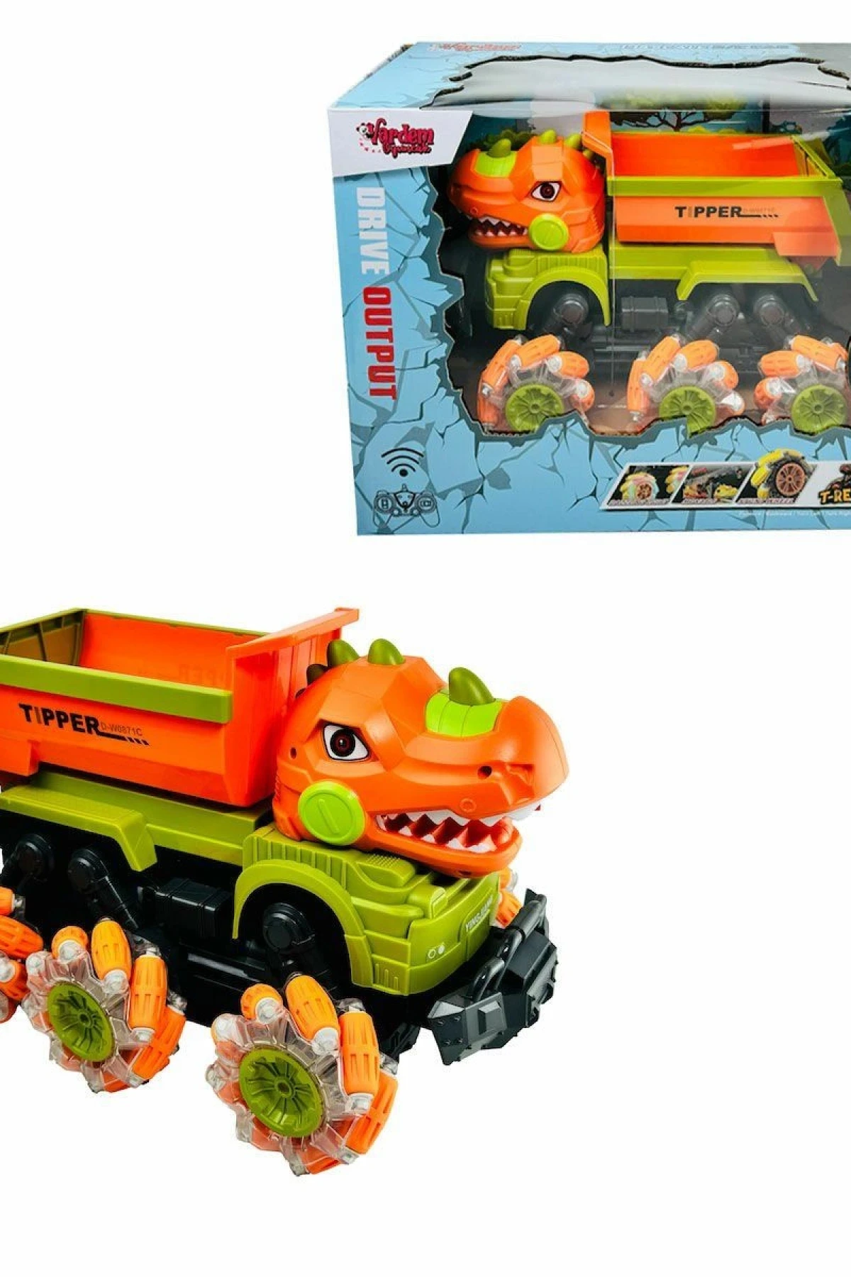 YJ-078-4 Kumandalı Sesli ve Işıklı Dinazor -Vardem