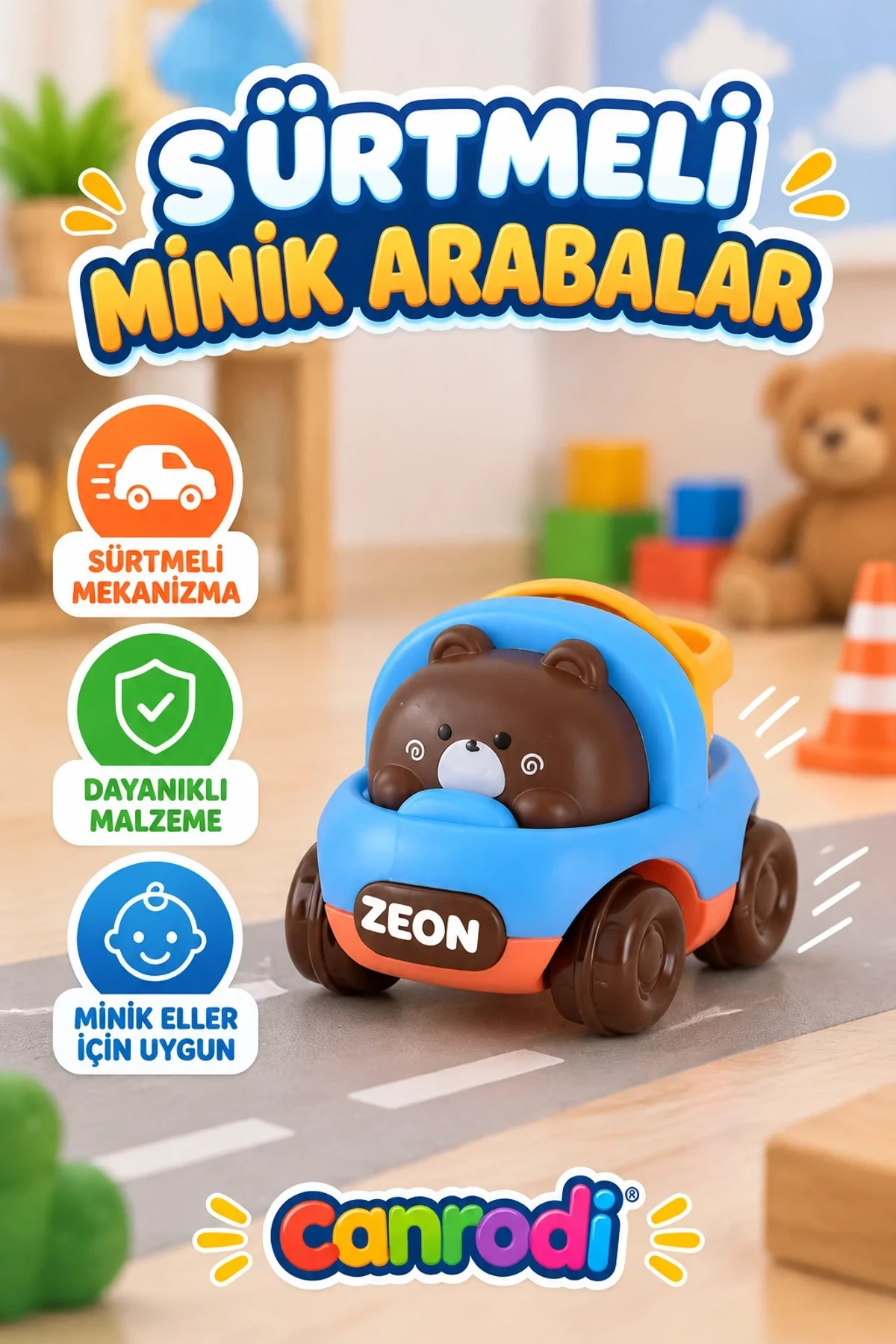 ZN-5359 SÜRTMELİ MİNİK ARABALAR