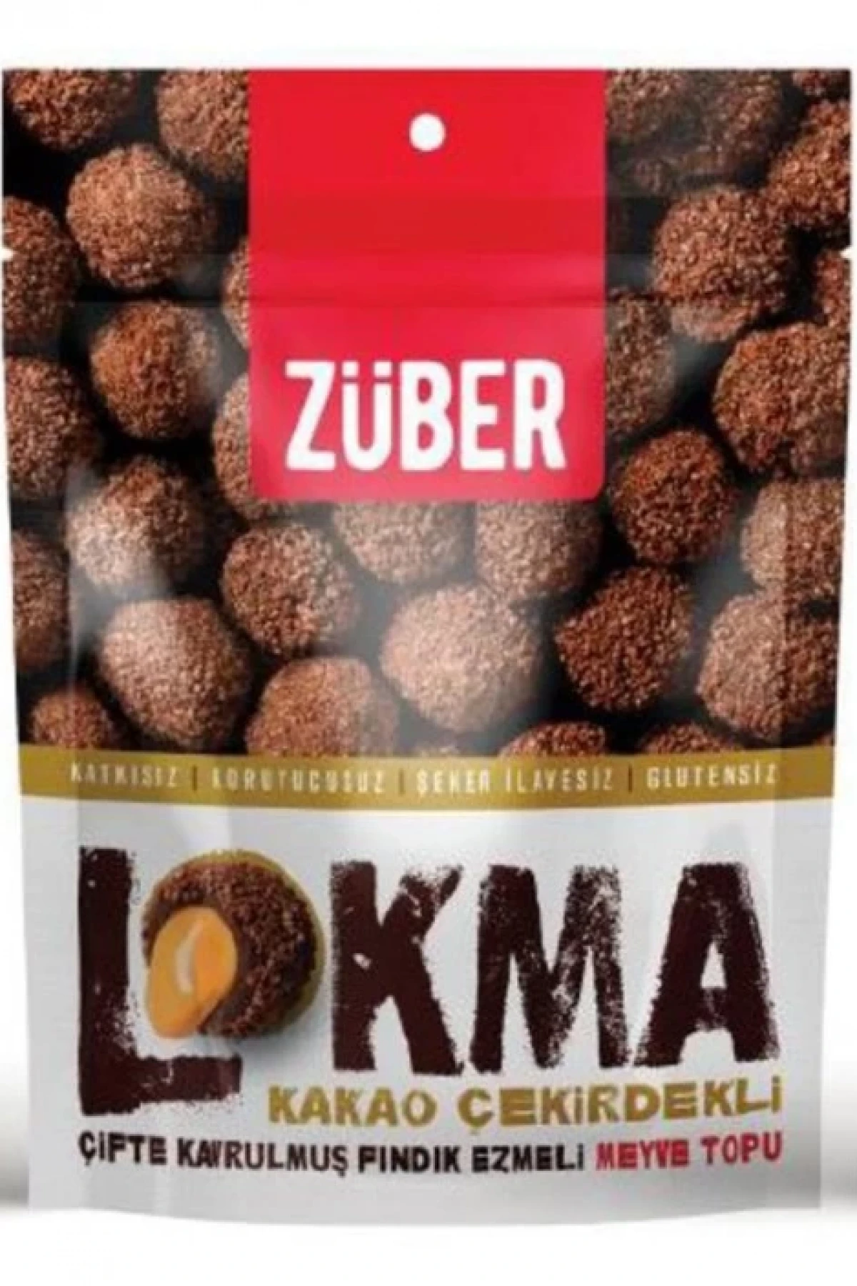 Züber Lokma Meyve Topu 96 Gr Kakaolu
