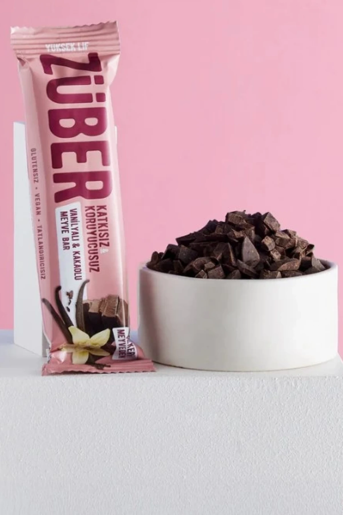 Züber Meyve Barı 40 Gr Vanilyalı Ve Kakaolu