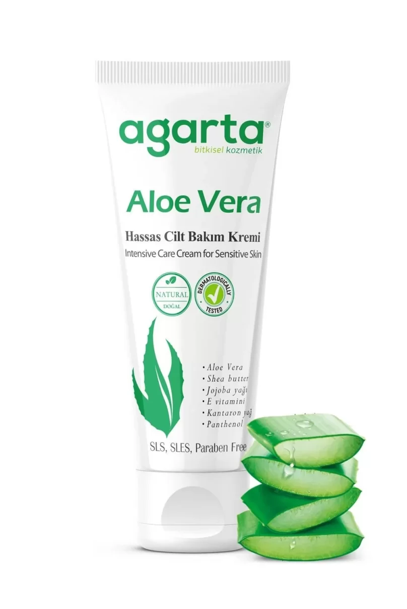 Agarta Doğal Cilt Bakım Kremi 75 ml Aloe Vera