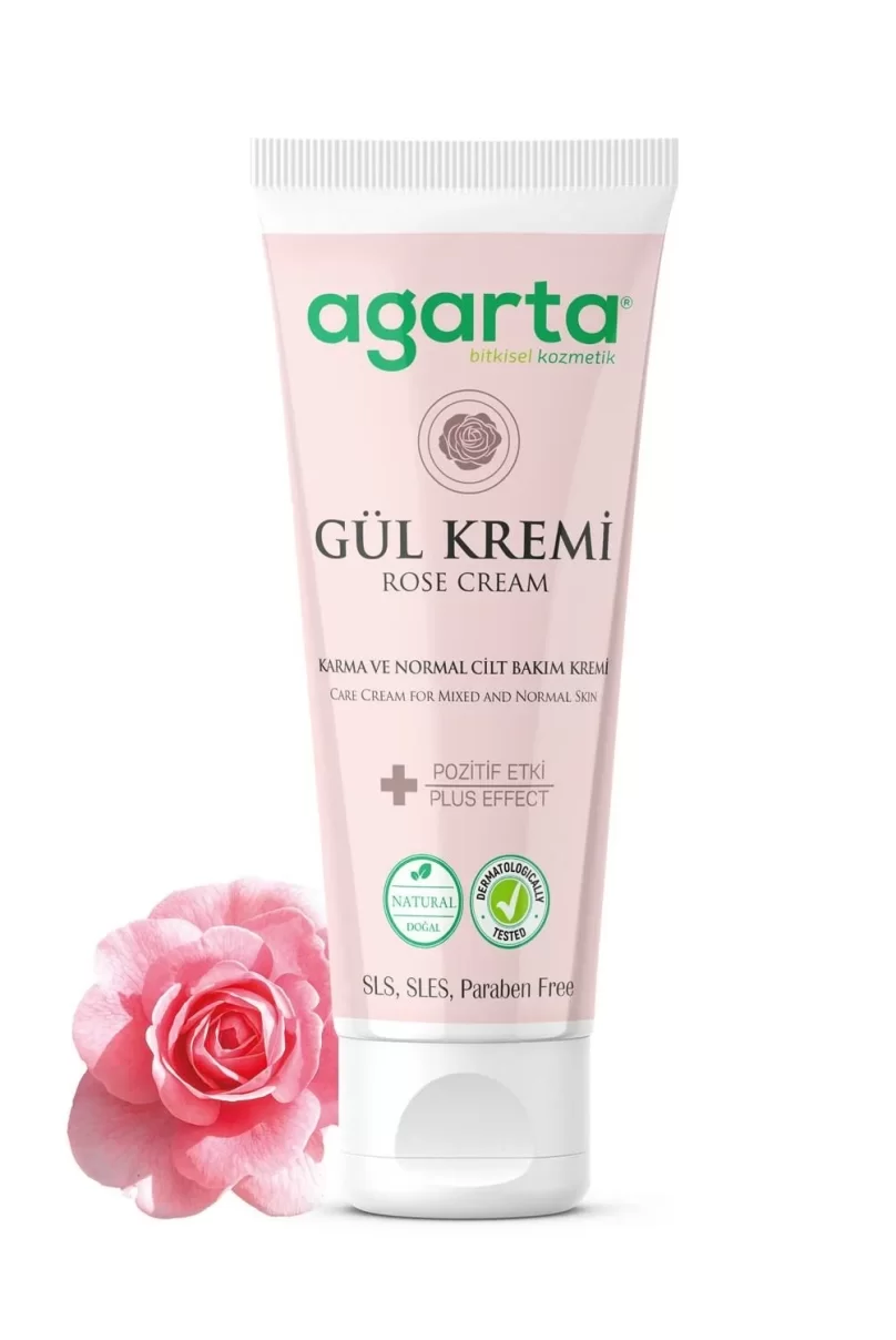 Agarta Doğal Cilt Bakım Kremi 75 ml Gül