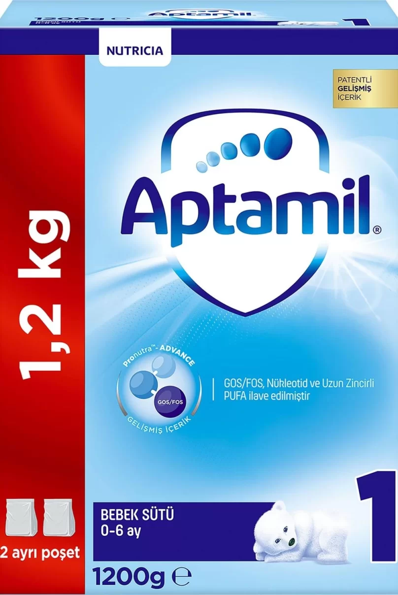 Aptamil Bebek Sütü Maması No1 0-6 Ay 1200 Gr