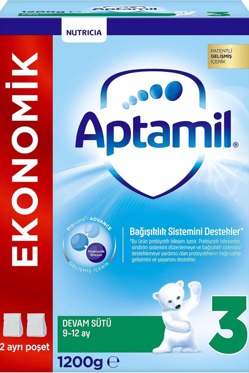 Aptamil Devam Sütü Maması No3 9-12 Ay 1200 Gr