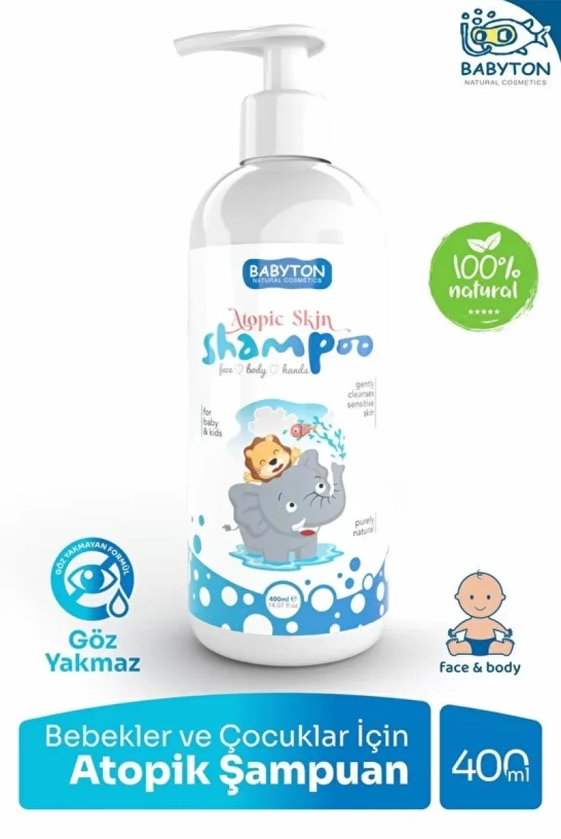 Babyton Bebekler ve Çocuklar İçin Atopik Şampuan 400 ml