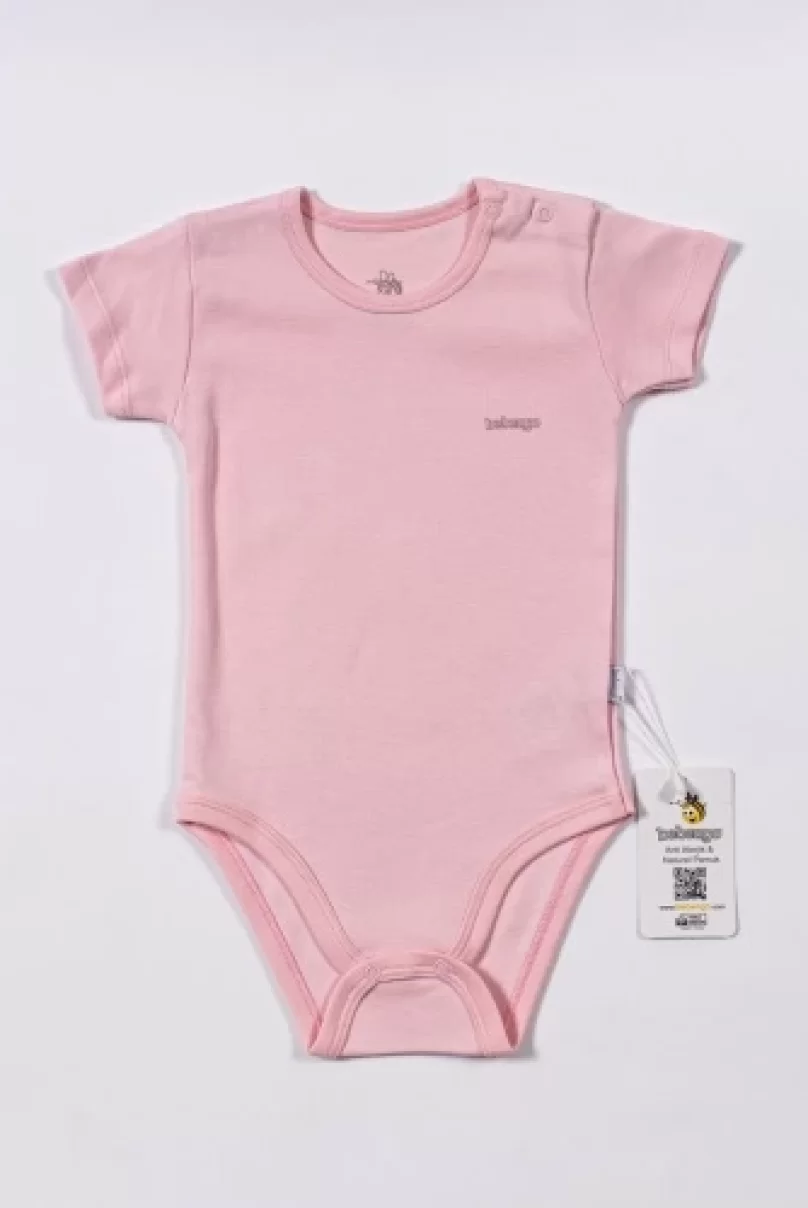 Bebengo BU4025 Basic Kısa Kol Body Pembe