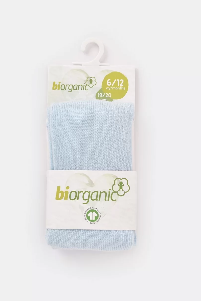 Bibaby Biorganic Basic Külotlu Çorap 68235 Mavi