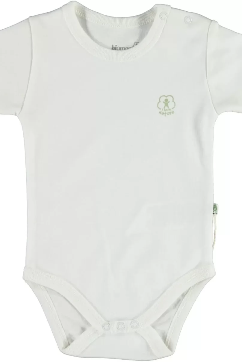 Bibaby Biorganic Basic Nature Kısa Kol Body 56884 Ekru