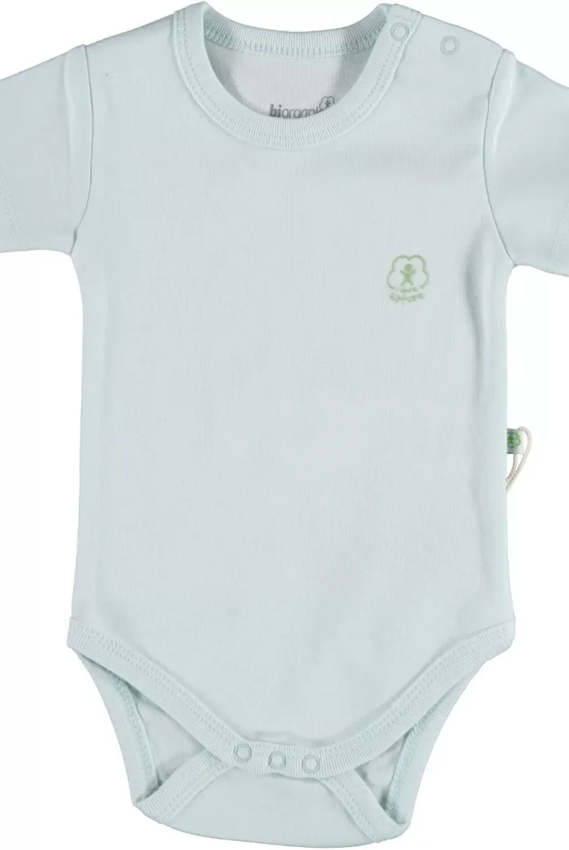 Bibaby Biorganic Basic Nature Kısa Kol Body 56884 Mavi