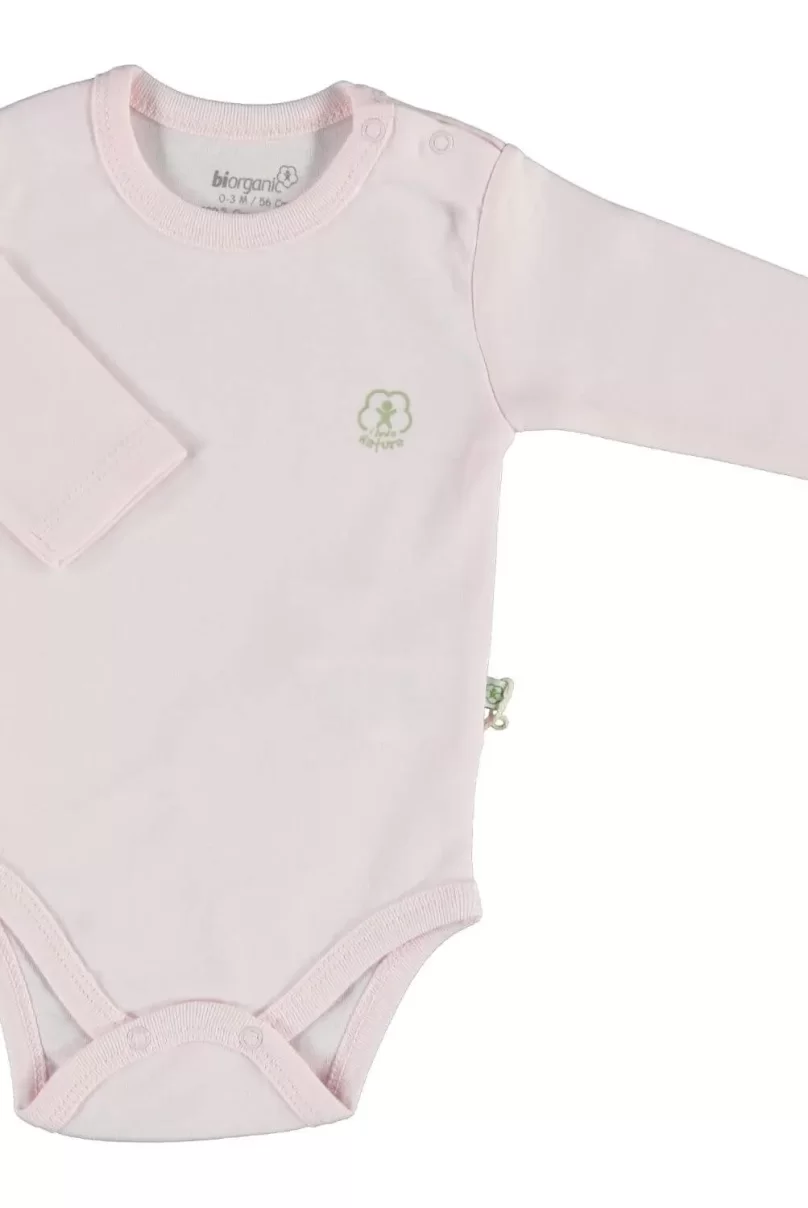 Bibaby Biorganic Basic Nature Uzun Kol Body 56883 Pembe