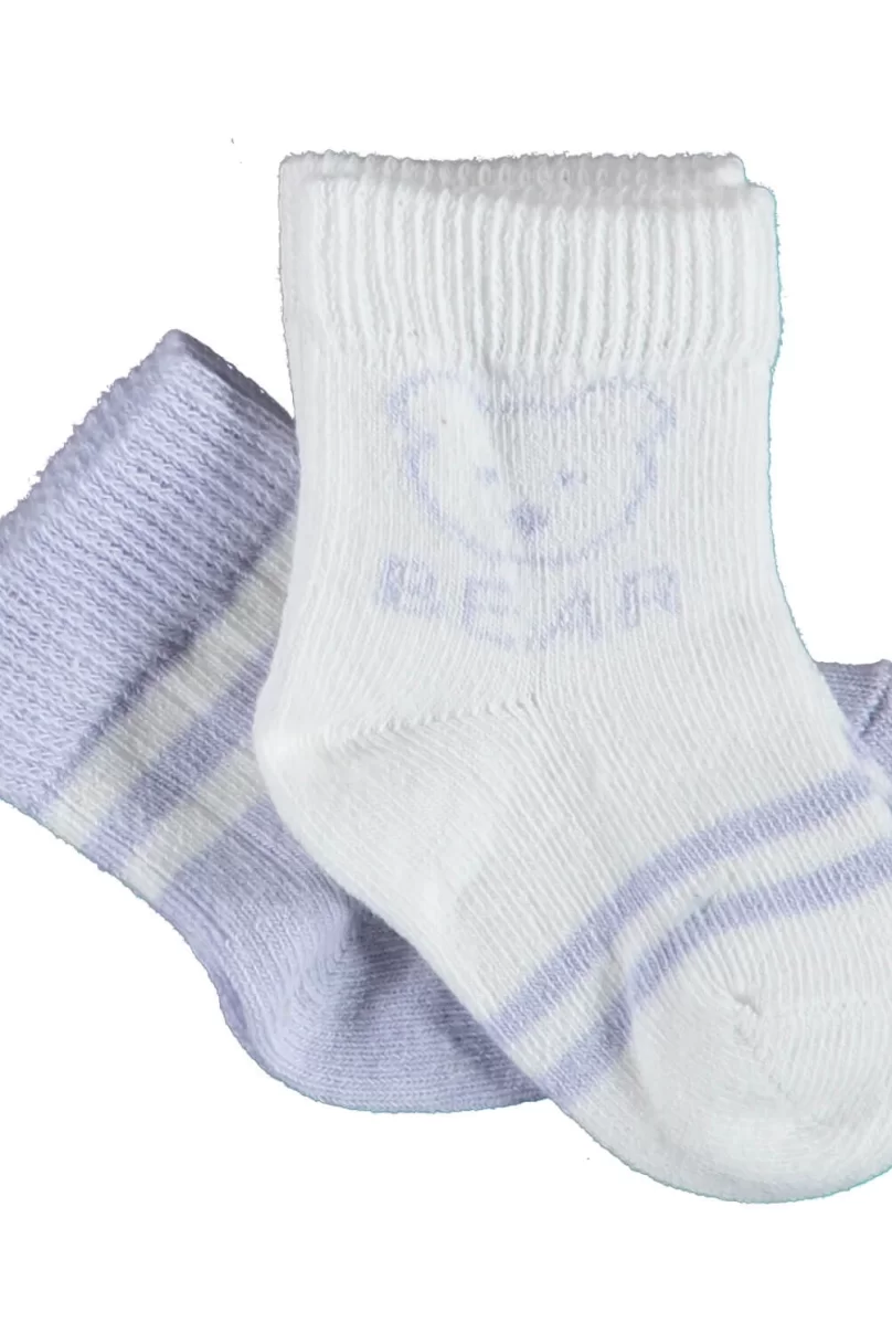 Bibaby Biorganic Bear 2Li Kız Çorap 68412 Lila