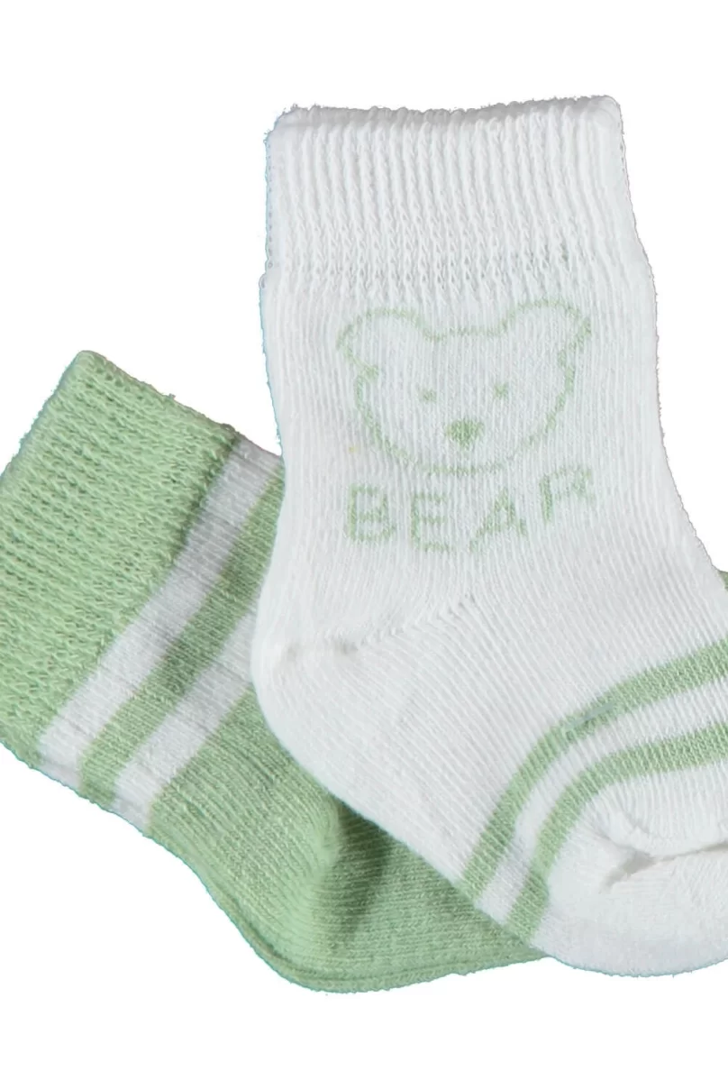 Bibaby Biorganic Bear 2Li Kız Çorap 68412 Yeşil