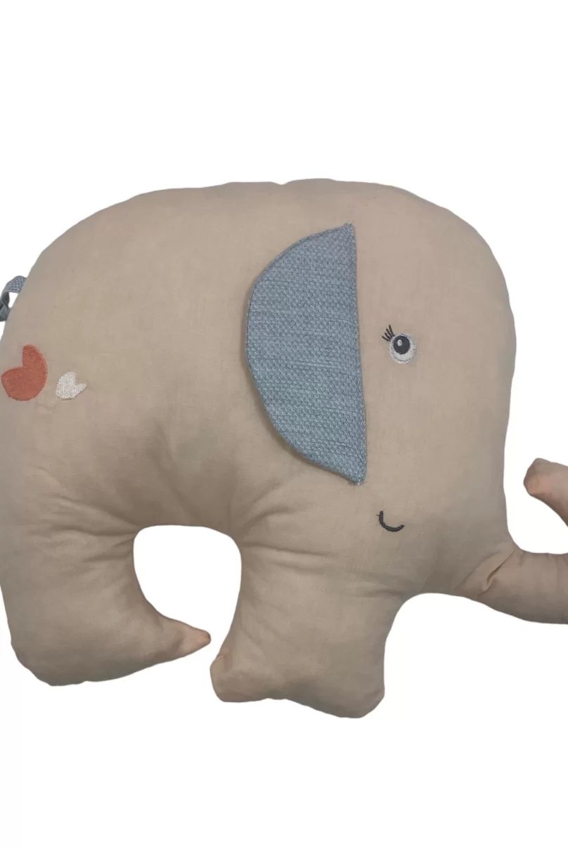 Bibaby Biorganic Chubby Elephant Yastık 72227 Somon