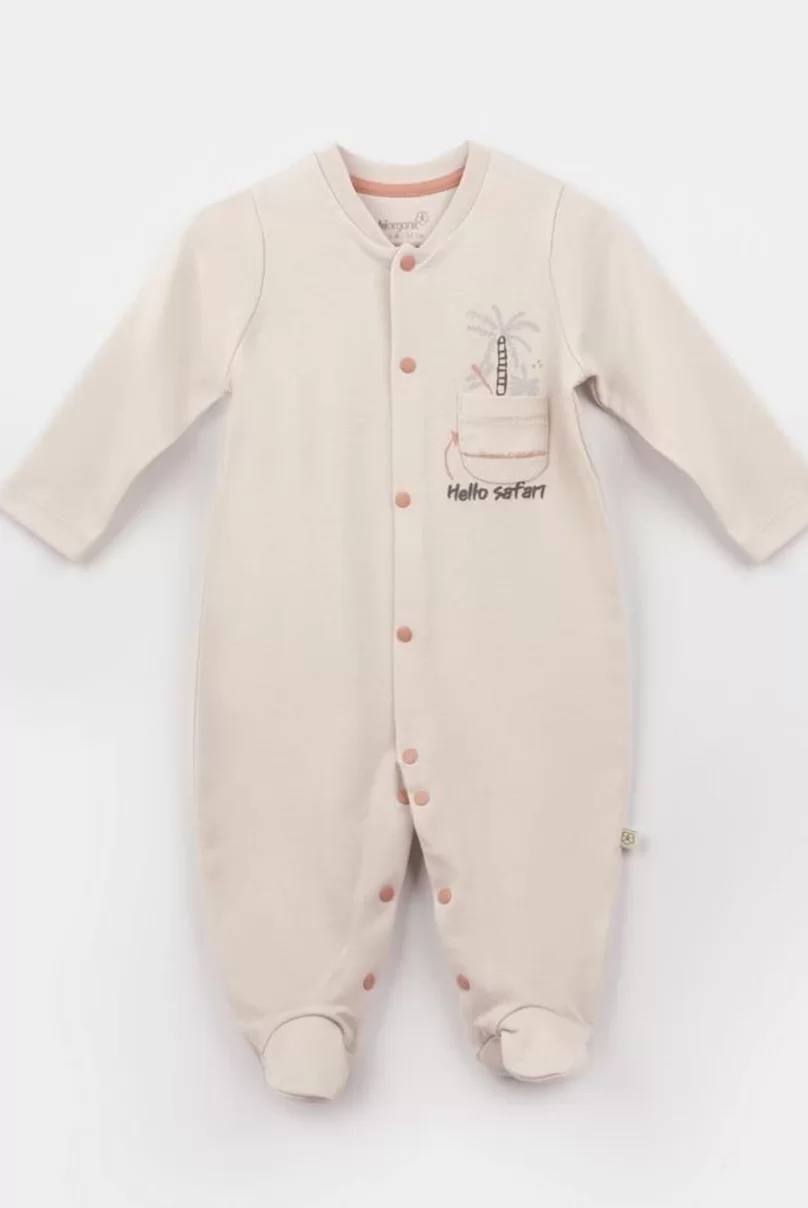 Bibaby Biorganic Hello Safari Bebek Tulum 60749 Ekru Kiremit