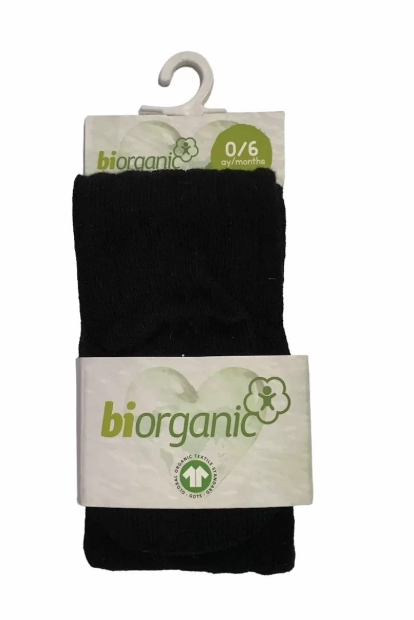 Bibaby Biorganic Klasik Düz Siyah Külotlu Çorap 68462 Siyah