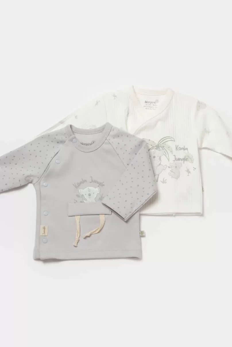 Bibaby Biorganic Koala Jungle 2Li Zıbın 73316 Gri