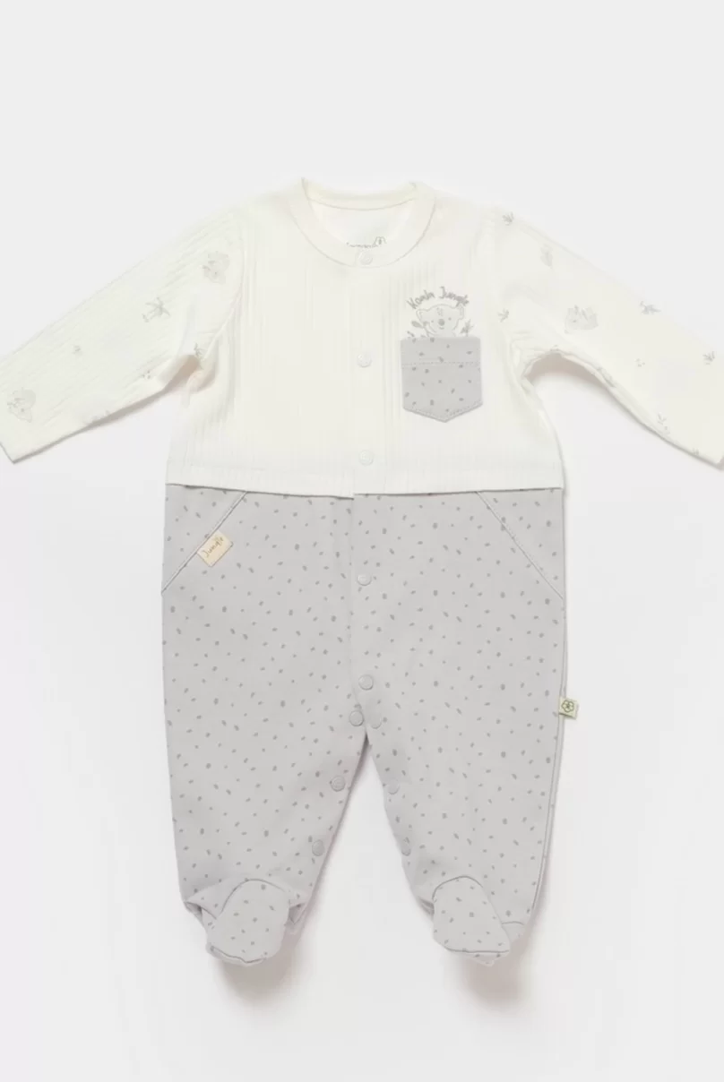 Bibaby Biorganic Koala Jungle Bebek Tulum 60733 Gri