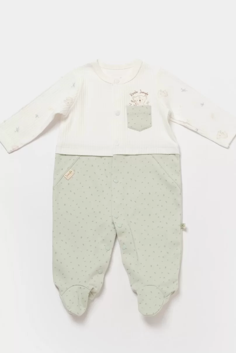 Bibaby Biorganic Koala Jungle Bebek Tulum 60733 Mint