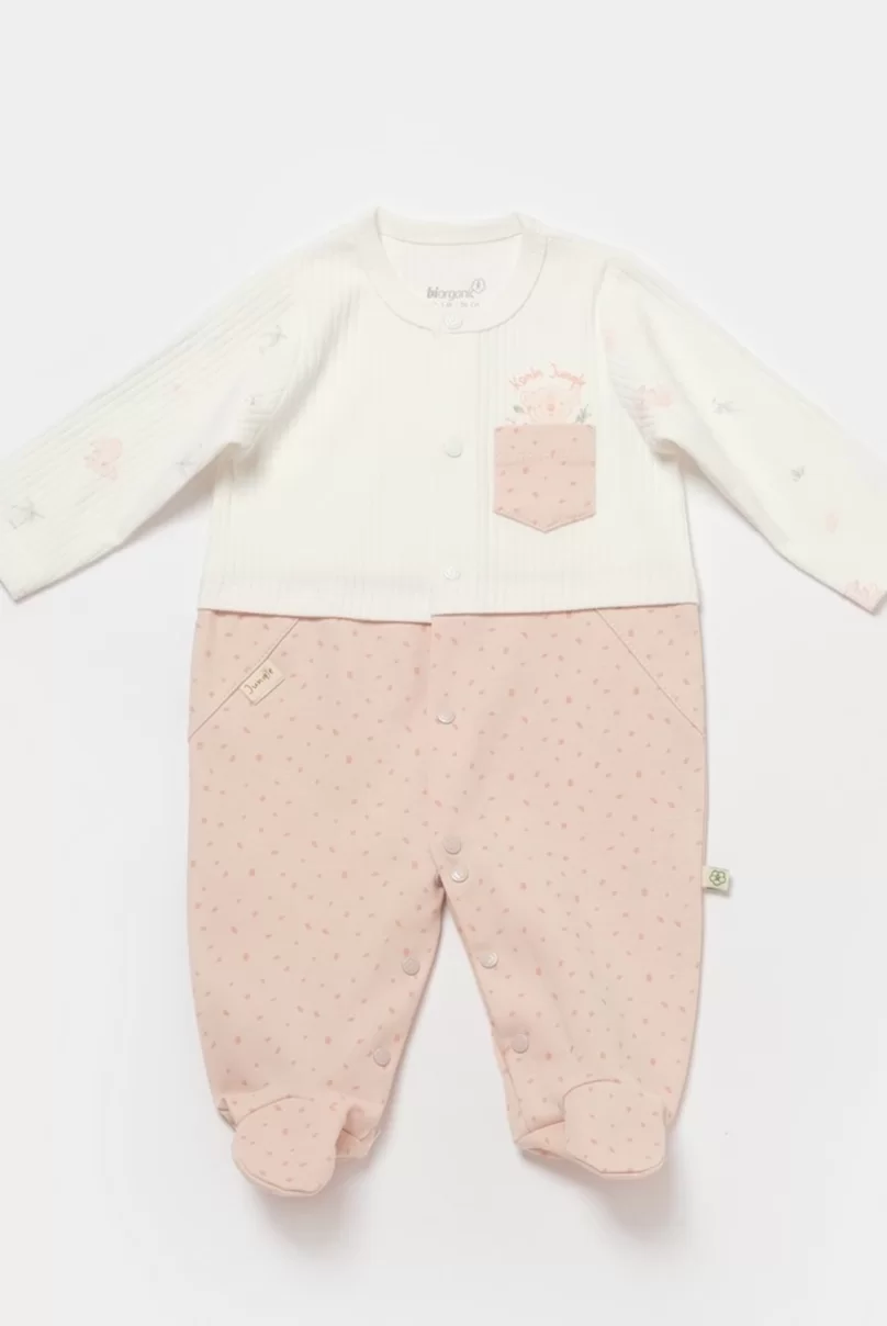 Bibaby Biorganic Koala Jungle Bebek Tulum 60733 Pembe