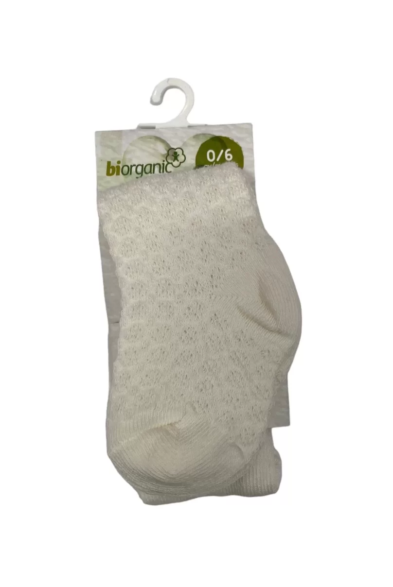 Bibaby Biorganic New Summer Külotlu Çorap 68478 Beyaz