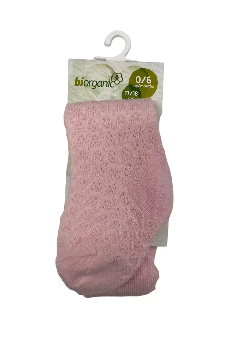 Bibaby Biorganic New Summer Külotlu Çorap 68478 Pembe