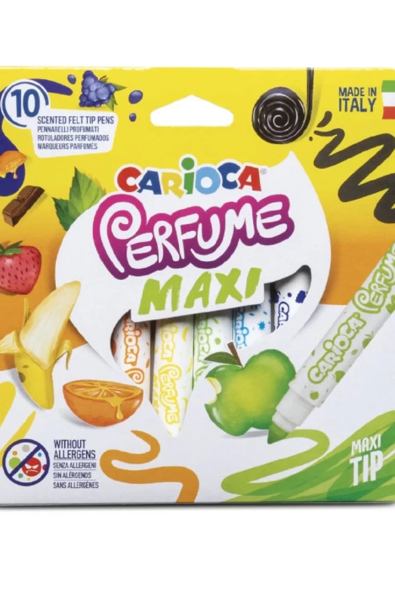 Carioca Kokulu Jumbo Keçeli Boya Kalemi 10Lu