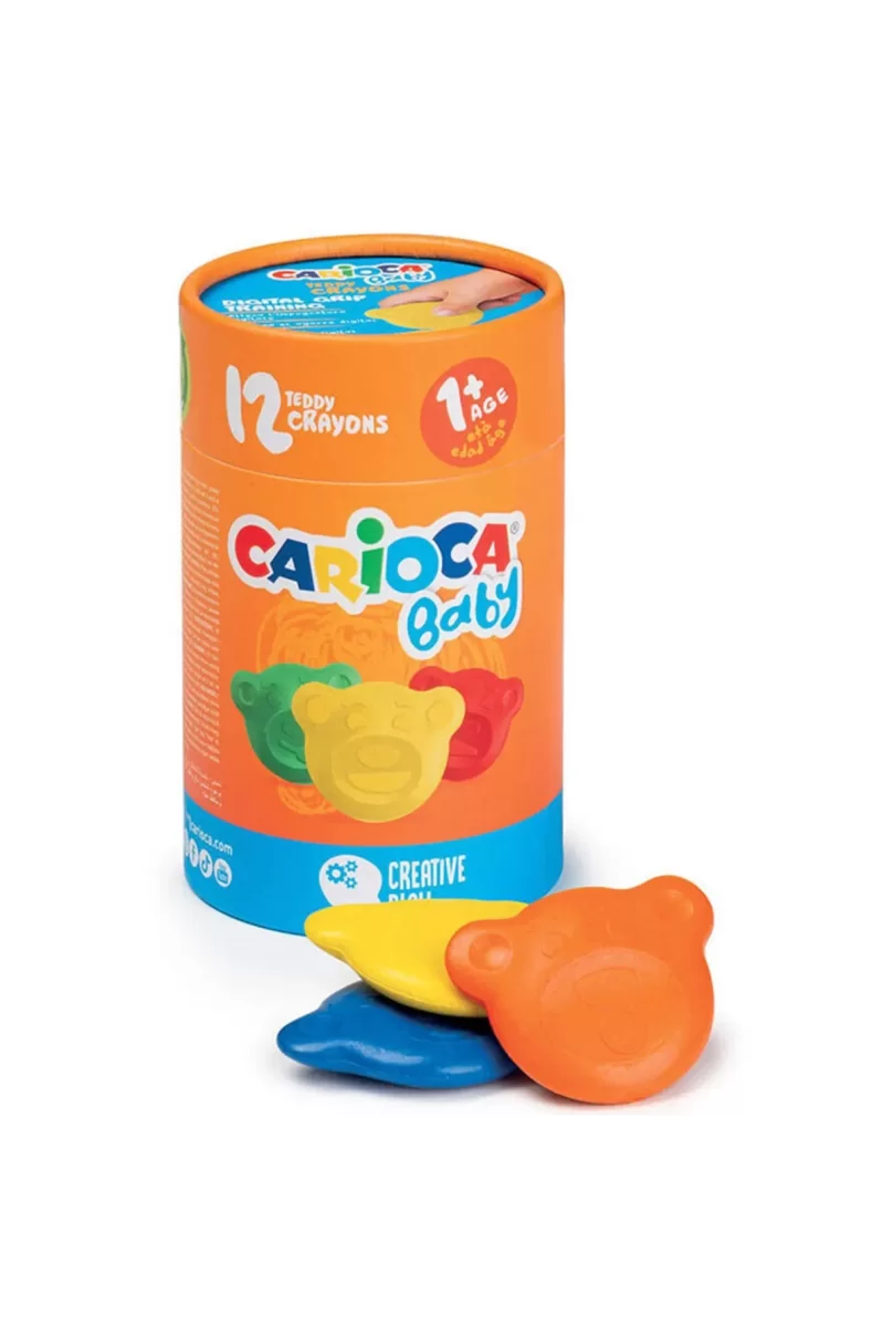 Carioca Teddy Bebek Crayons 12Li 1 Yaş +