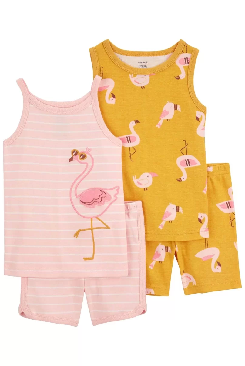 Carters Kız Bebek 4Lü Pijama Set 1Q515010 Karışık Renkli