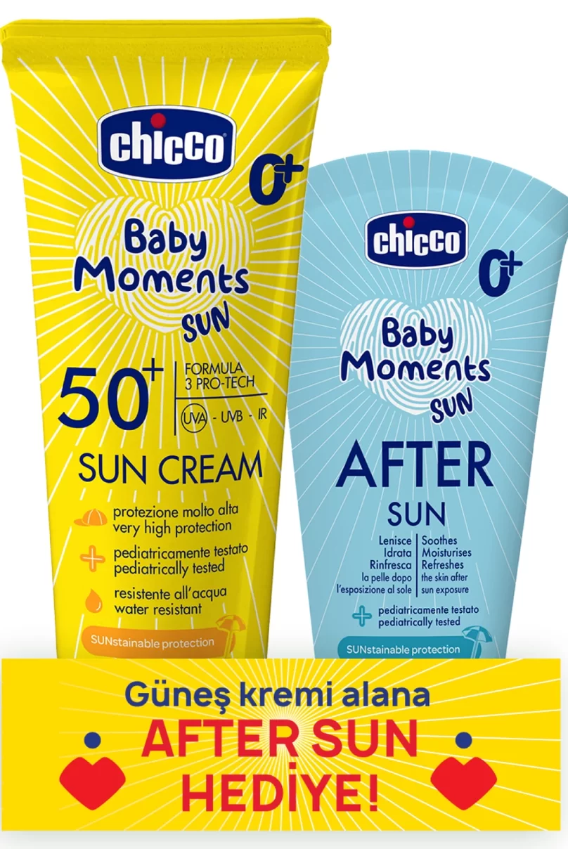 Chicco Baby Moments Sun Güneş Kremi Spf 50+ 75 ml + After Sun Hediye