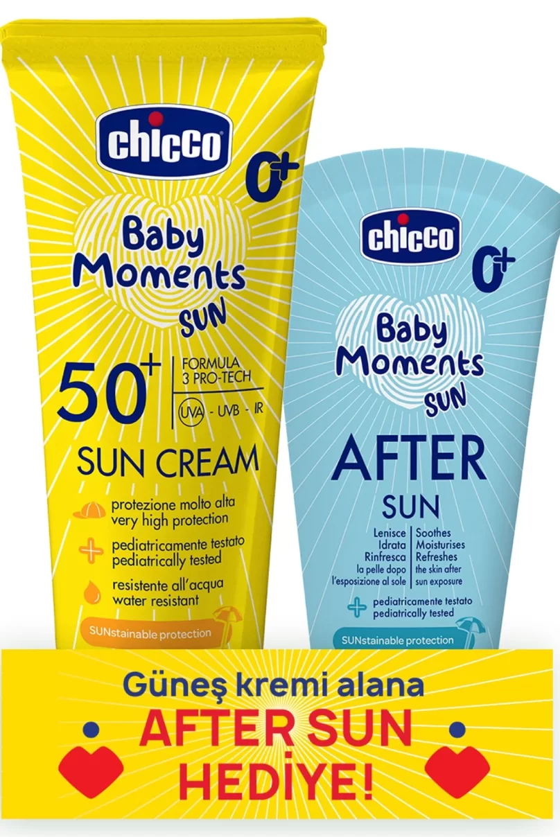 Chicco Baby Moments Sun Güneş Sprey Spf 50+ 150 ml + After Sun Hediye