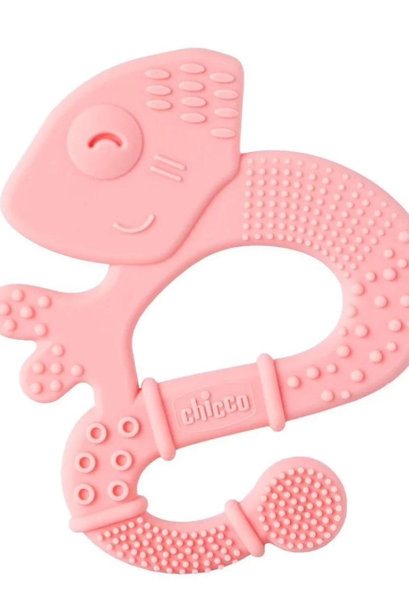 Chicco Silikon İguana Diş Kaşıyıcı 2+ Ay Pembe