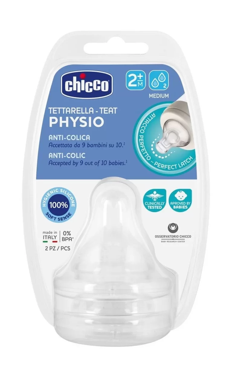 Chicco Well-Being 2Li Biberon Emziği 2+ Ay