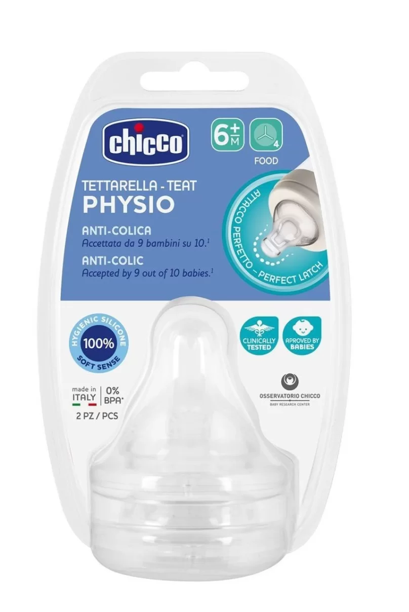 Chicco Well-Being 2Li Biberon Emziği 6+ Ay