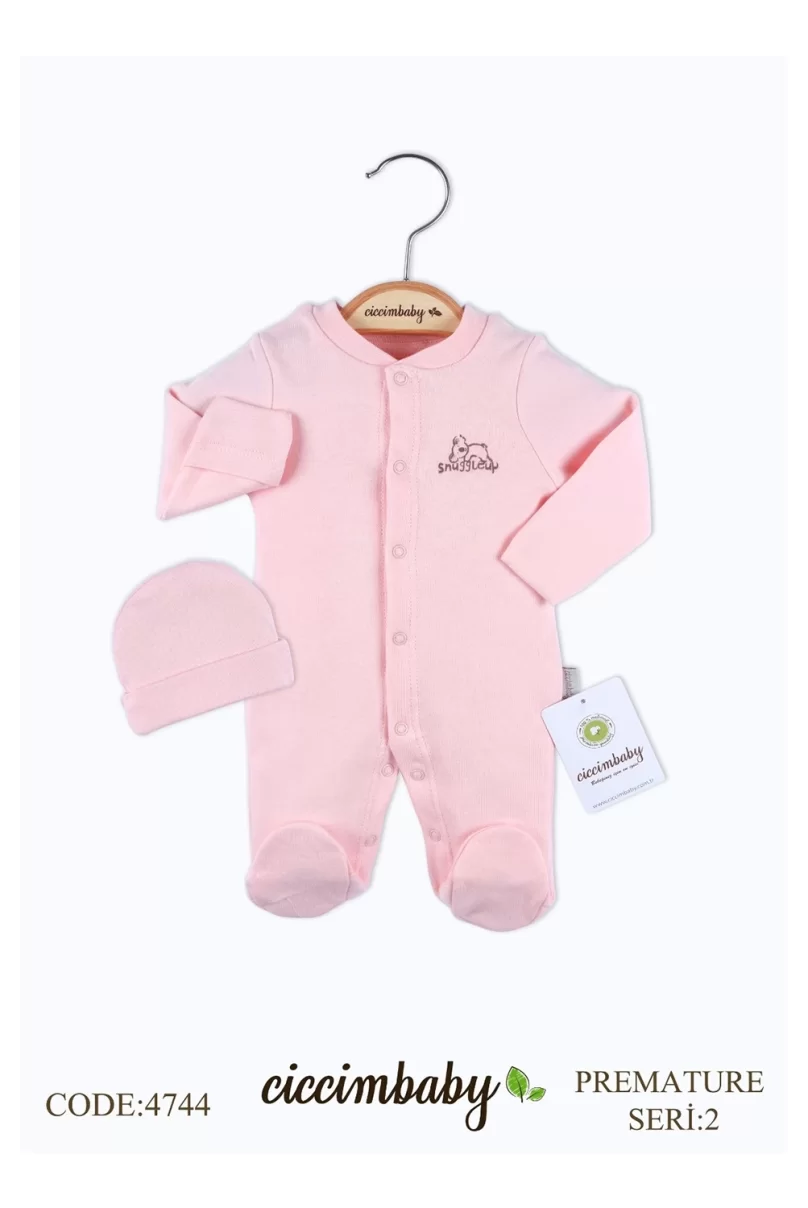 Ciccim Baby Prematüre Bebe Tulum 4744 Pembe