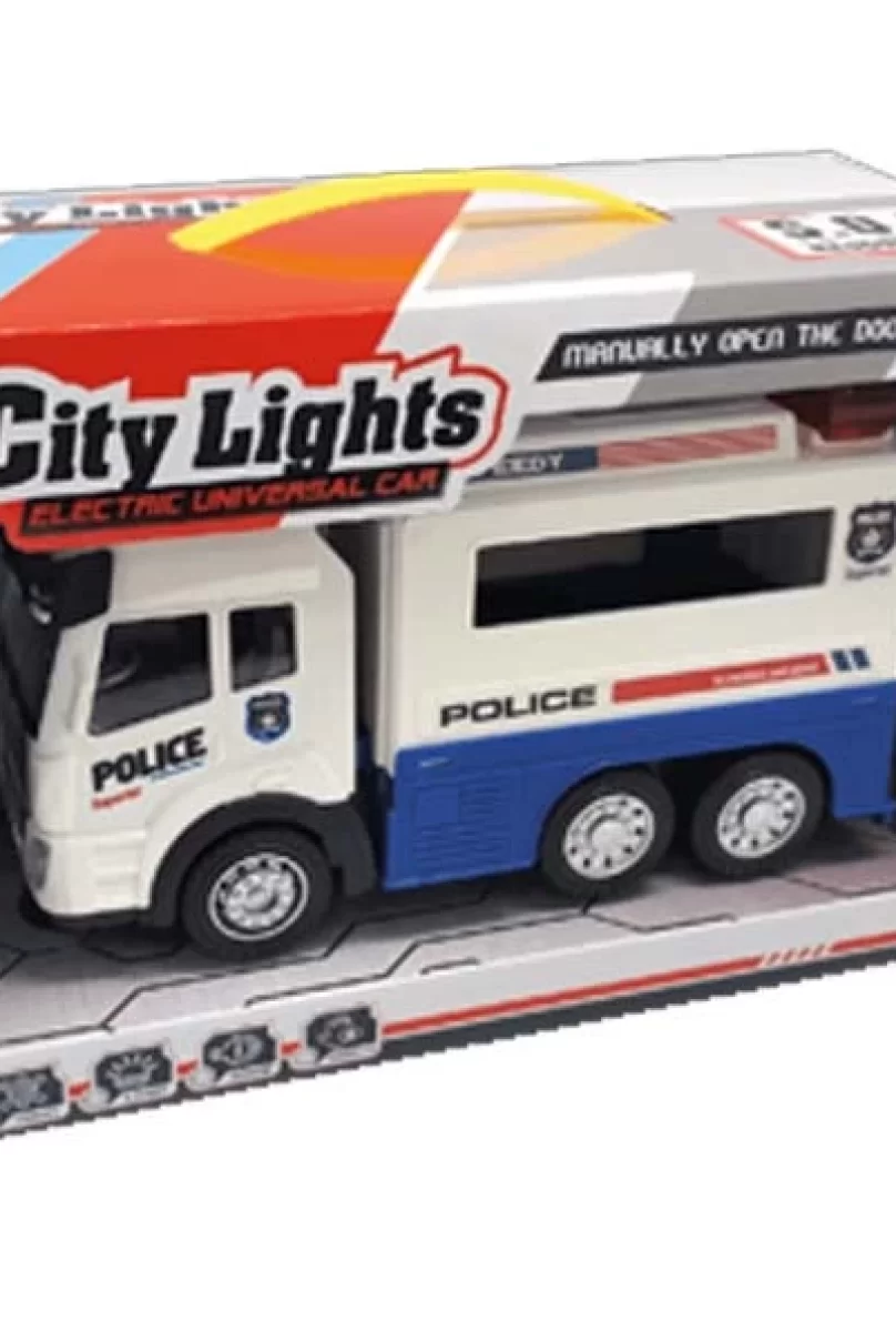 Ctoys Işıklı Ve Sesli Polis Kamyon