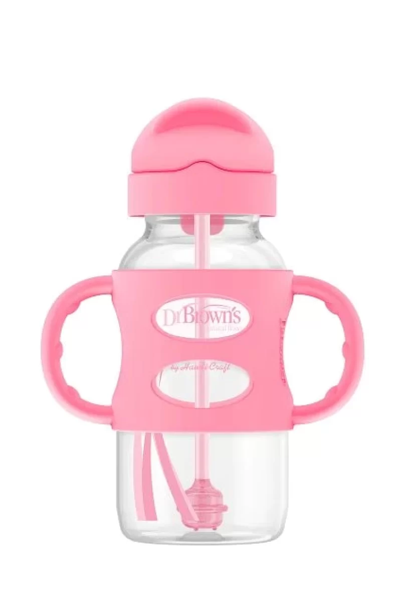 Dr Browns Milestones Sippy Pipetli Alıştırma Bardağı 270ml Pembe