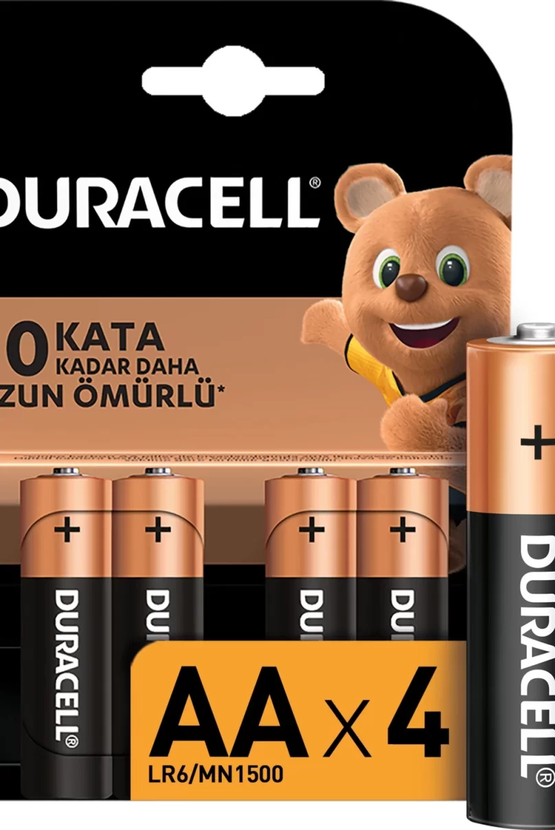 Duracell 4Lü AA Kalem Pil