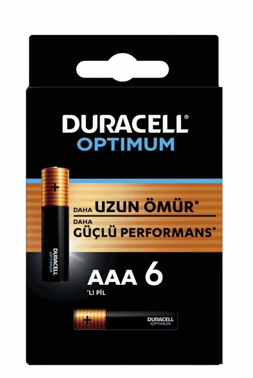 Duracell 6Lı Optimum AAA Kalem Pil