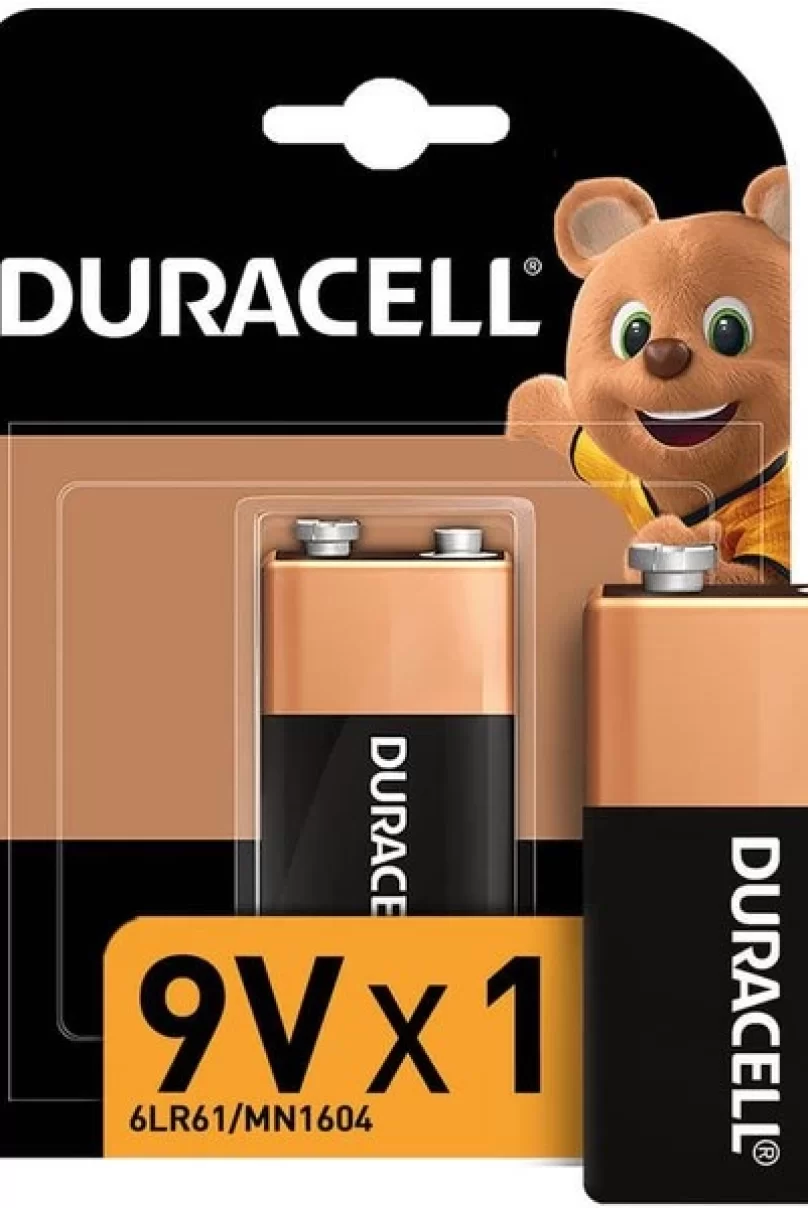 Duracell Basic 9 Volt Pil Tekli