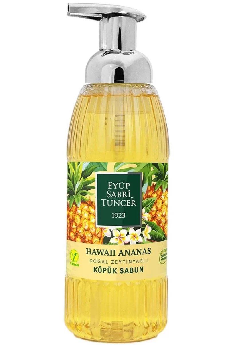 Eyüp Sabri Tuncer Doğal Zeytinyağlı Köpük Sabun 500 ml Hawaii Ananas