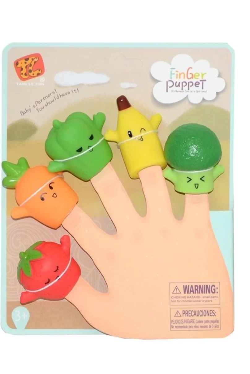 Finger Puppet Meyve Figürlü Parmak Kuklası