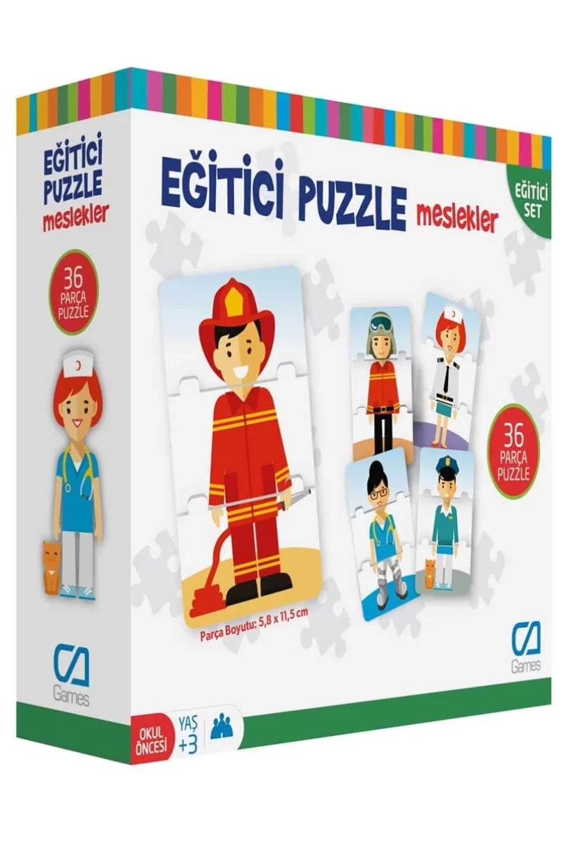 Games Eğitici Puzzle Meslekler 36 Parça 5030